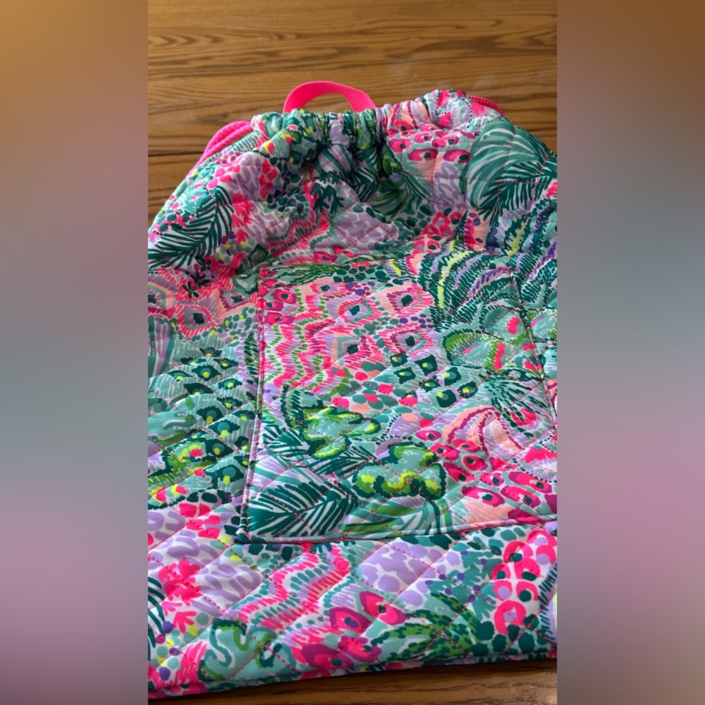 Lilly Pulitzer Drawstring Backpack Multi Banana S… - image 5